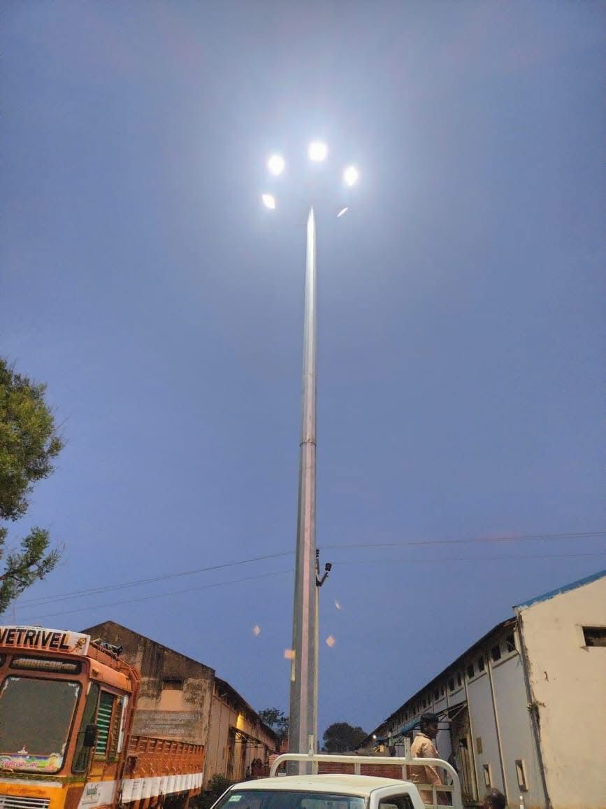 Led Mini Mast Poles